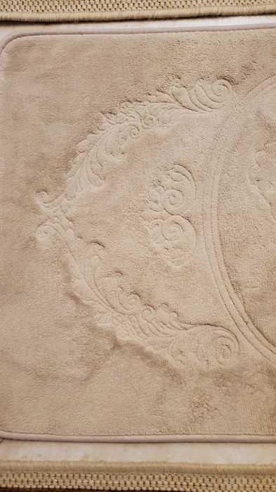 Пътека-постелка  бежова