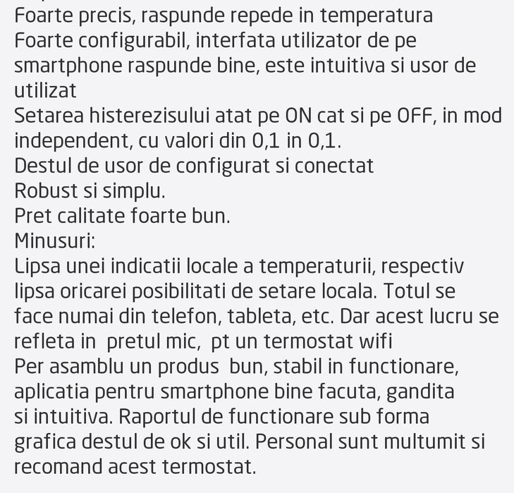 Termostat inteligent programabil prin wi-fi Ferroli Ecosmart FER178