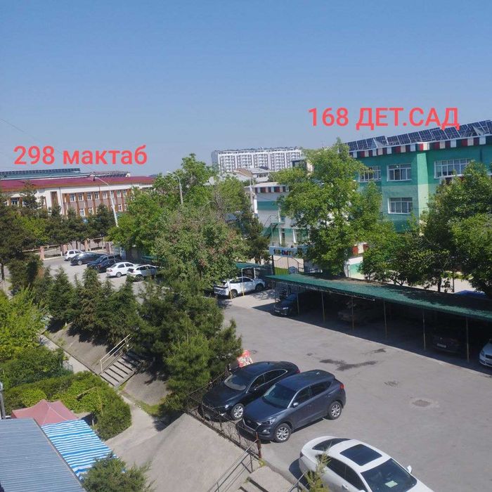 Шахар марказида 4 хона+2та катта балконли квартира