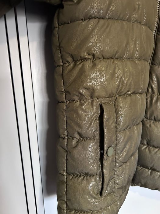 Geaca Tommy Hilfiger, culoare verde, marimea S, ca noua