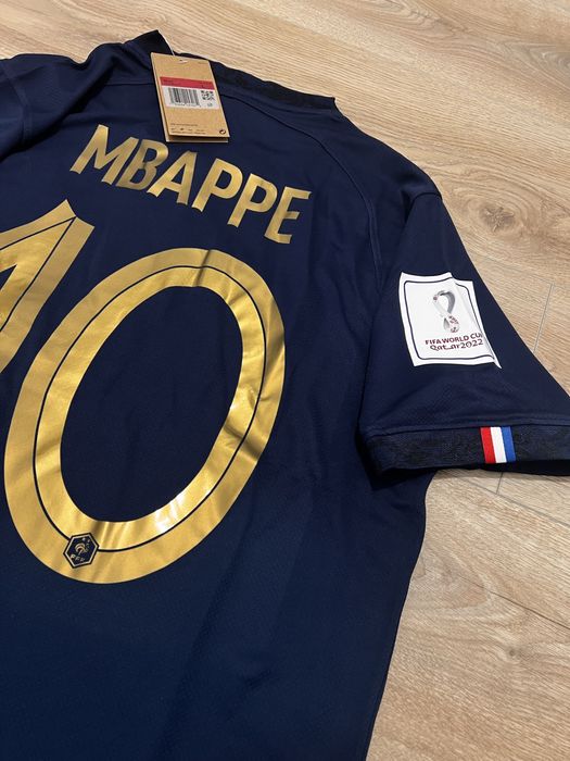 Tricou de Fotbal Nationala Frantei World Cup 2022 Mbappe 10 Marime L