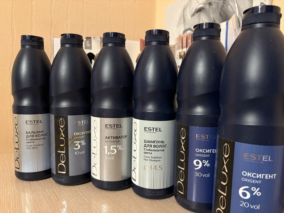 Шампуни и Оксигенты Estel DeLuxe