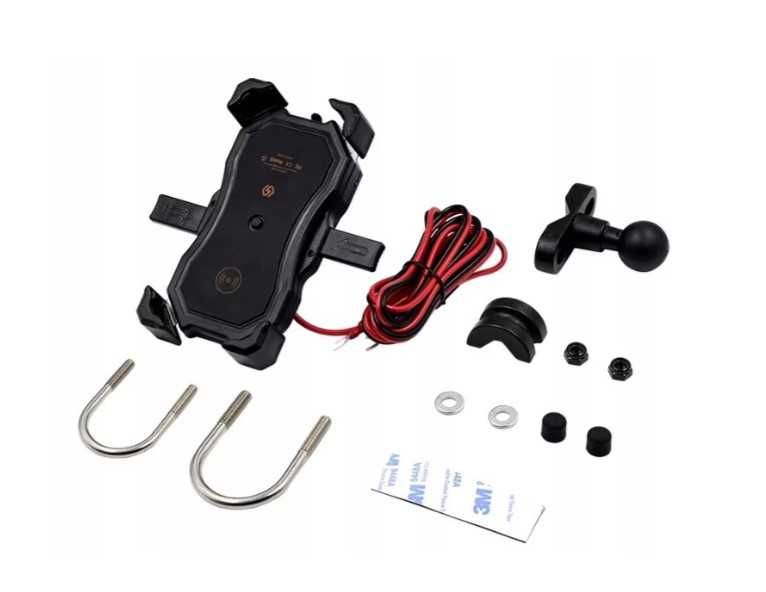 suport telefon cu încărcare wireless pt. Yamaha, Honda, Kawasaki, etc