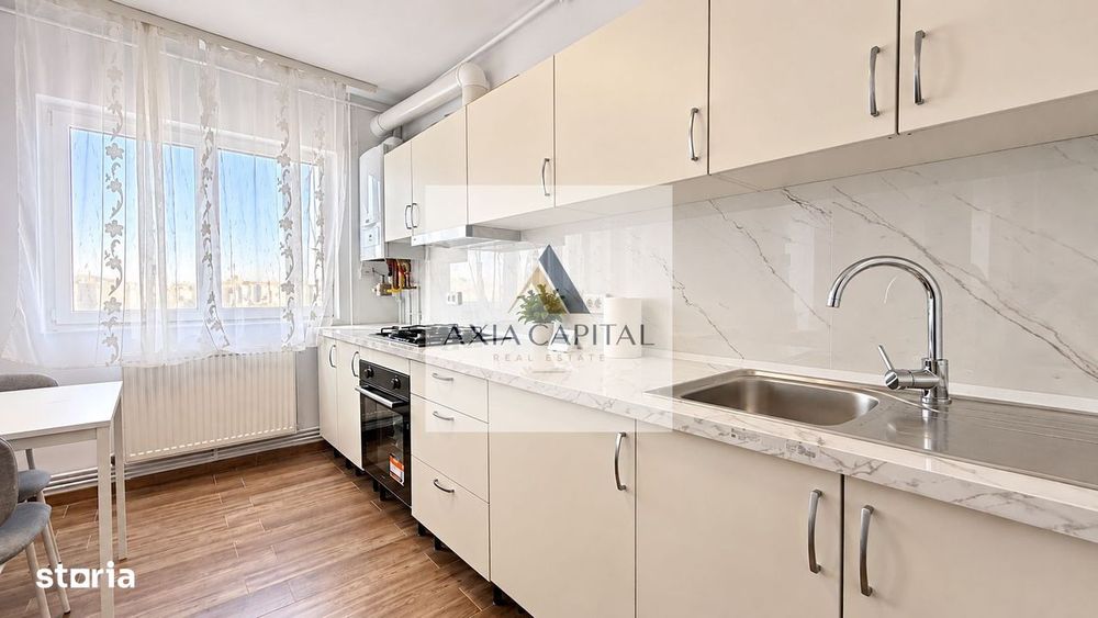 De închiriat | 3 camere | Renovat | Centrala proprie | Metrou Crângași