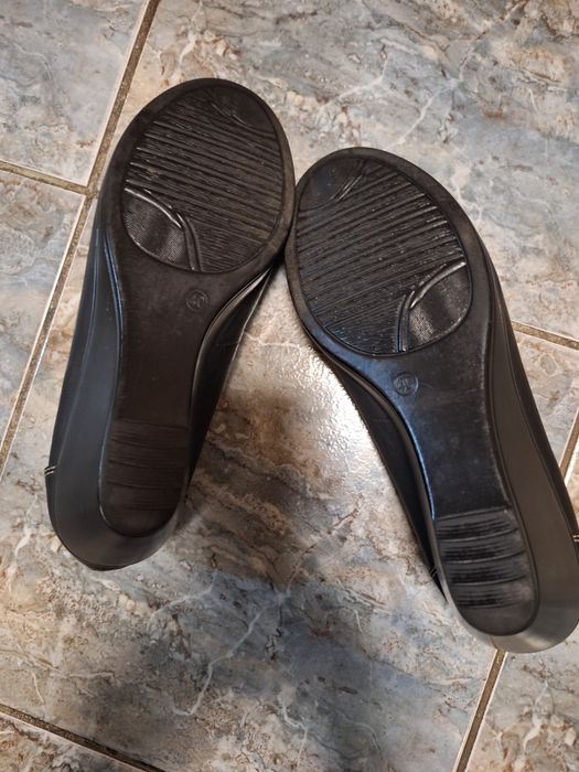 Pantofi piele cu platforma
