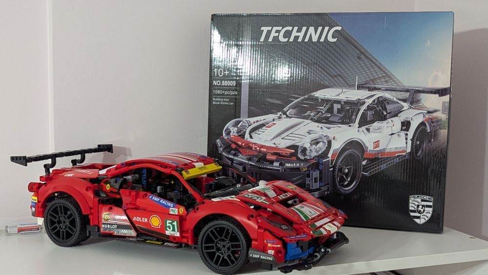 Porshe 911 и Ferrari Lego technic