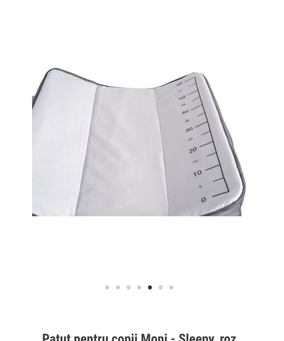 Patut pentru copii Moni - Sleepy, roz,pliabil