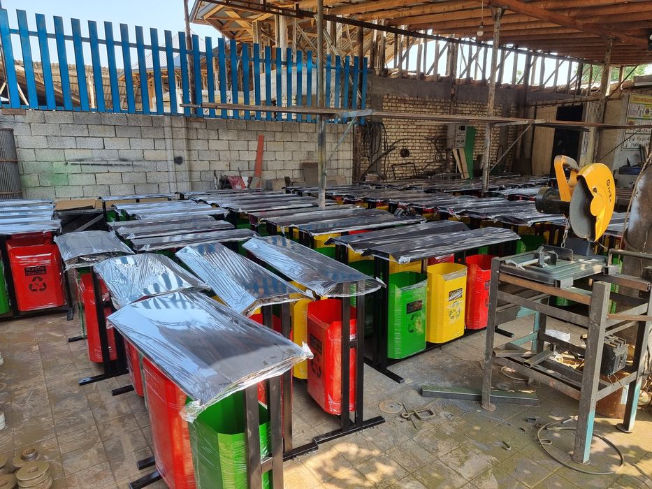 Урна, Мусорный ящик 3в1 Мусорный контейнер