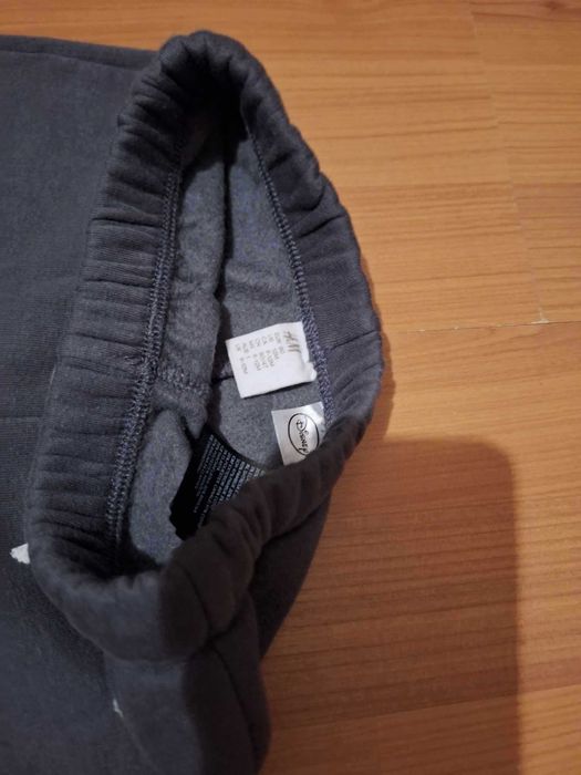 Pantaloni bebe flausati H&M, marimea 80 si bluza flausata primark