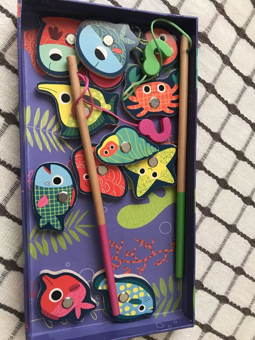 Детска магнитна игра Цветен риболов Djeco