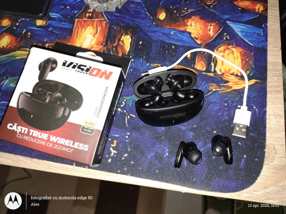 Căști True Wireless Vision Touch
