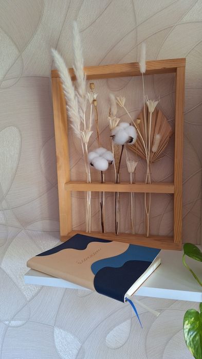 Интерьерные композиции из сухоцветов