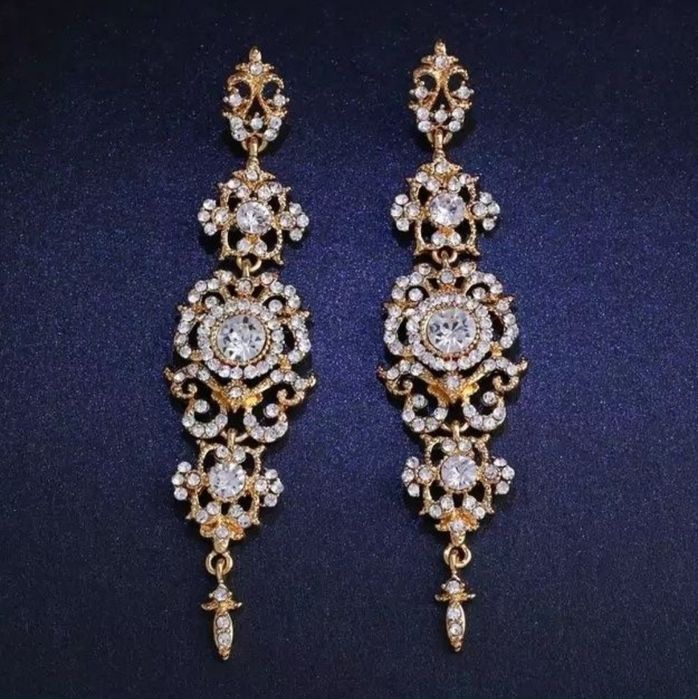 Серьги-подвески, бижутерия