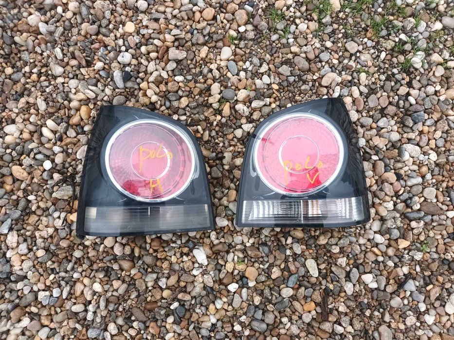 ляв и десен черен стоп за фолксваген поло 9н 05-09 VOLKSWAGEN POLO 9N