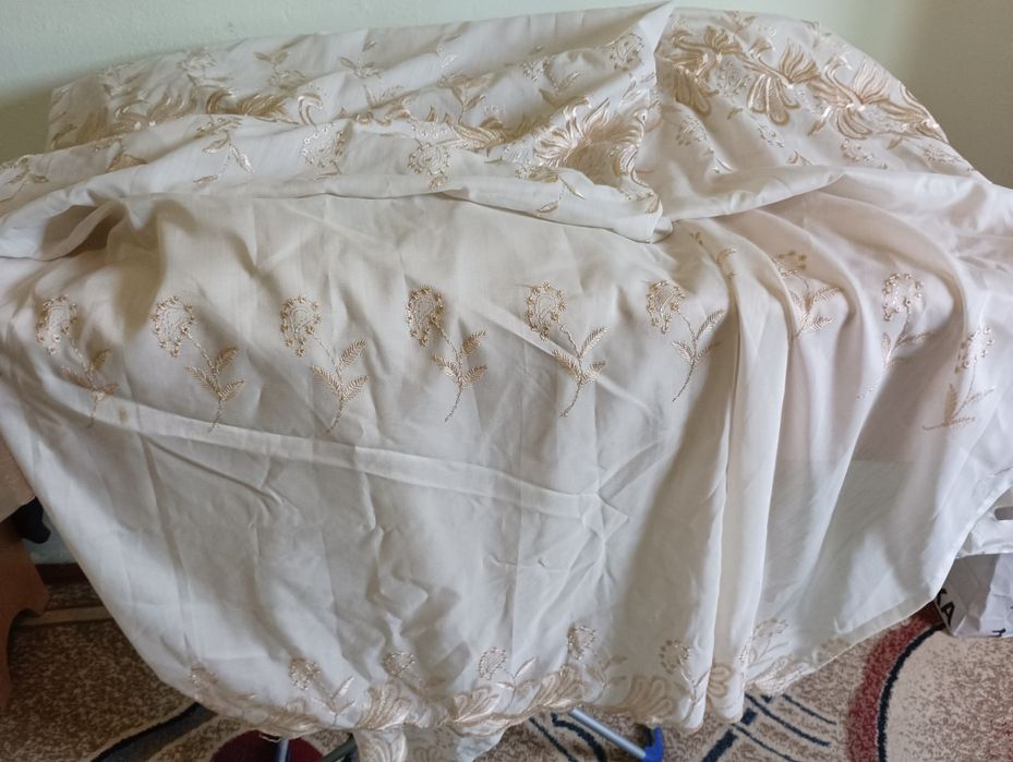 Шторы, тюль греческая.