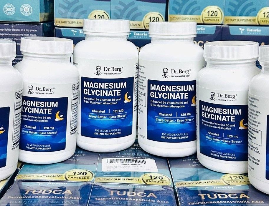 Magnesium glycinate magniy glitsinat, глицинат магния, Dr berg, магний