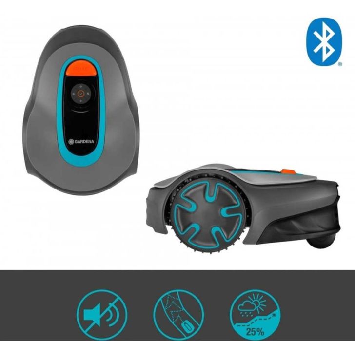 Robot de tuns gazon GARDENA SILENO Minimo 250 m² | Bluetooth|Silențios