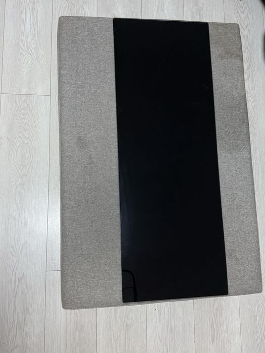 Canapea gri coltațar modulara cu perne si husa CADOU