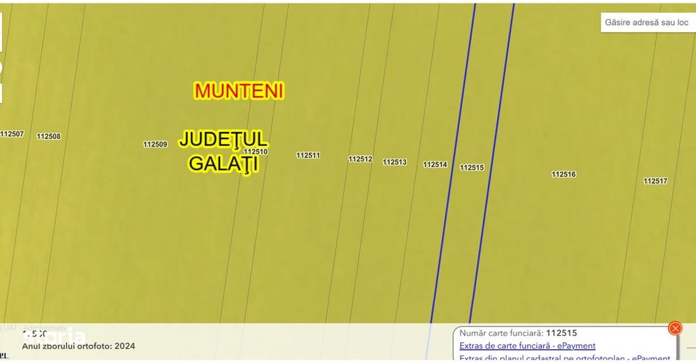 Teren extravilan Munteni Judetul Galati
