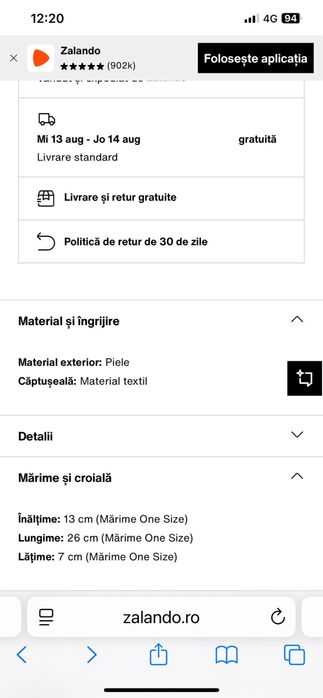 Geanta Coach  originala , piele