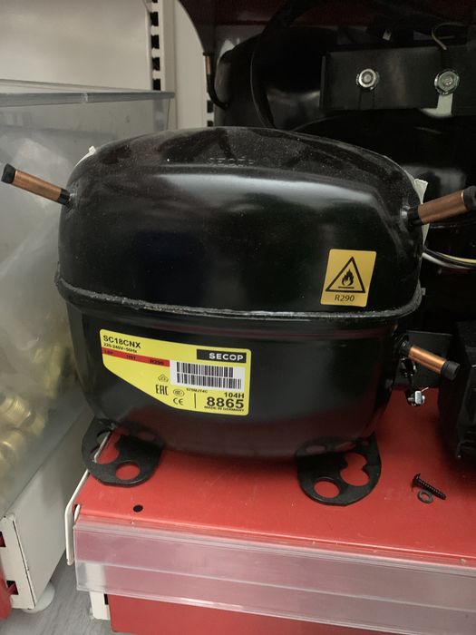 Compresor motor vitrina lada dulap danfoss secop sc18cnx freon r290