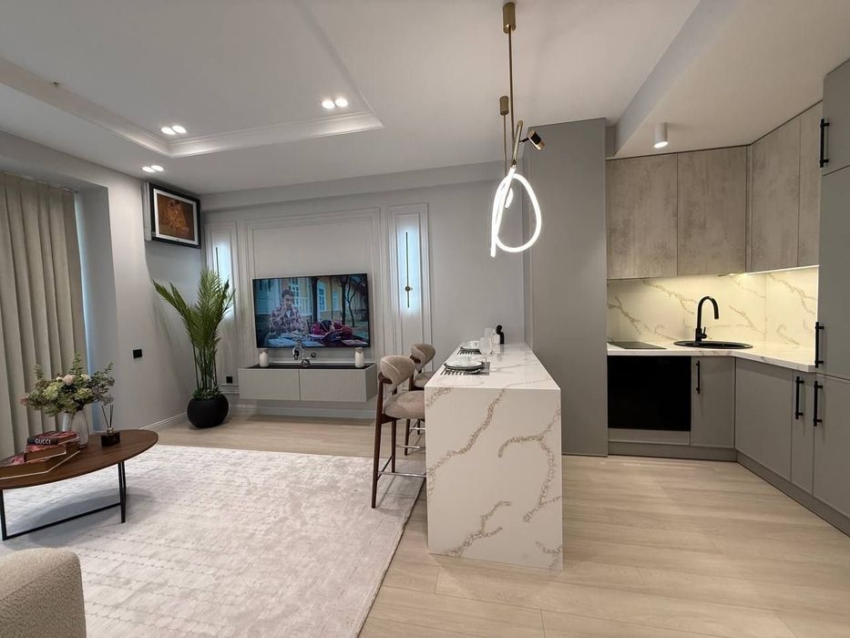 Жк NRG U-Tower 2х-комнатная 55м2 Евроремонт