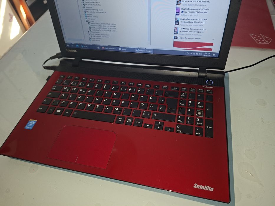 Toshiba Satellite L50-C, Intel i3 gen.5, 750 gb, Bluetooth, Wi-Fi