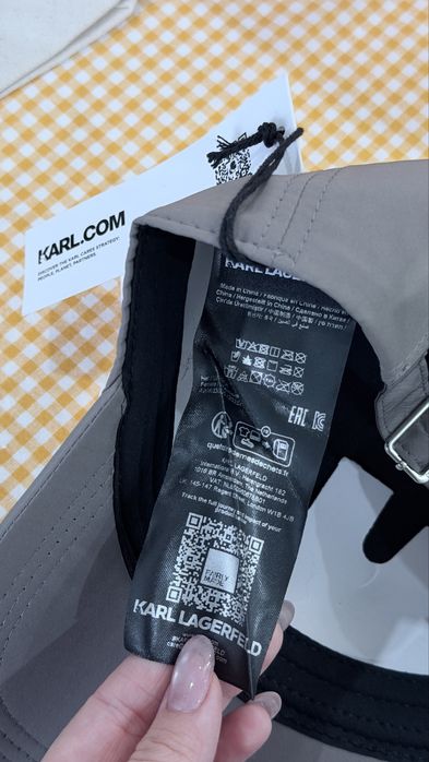Кепка Karl LAGERFELD ash grey
