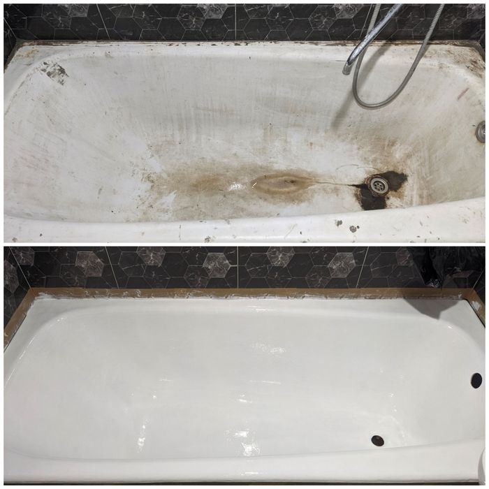 Реставрация ванн по немецкой технологии. Эмалировка ванн