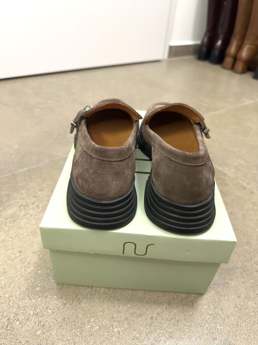 Mocasini piele întoarsă