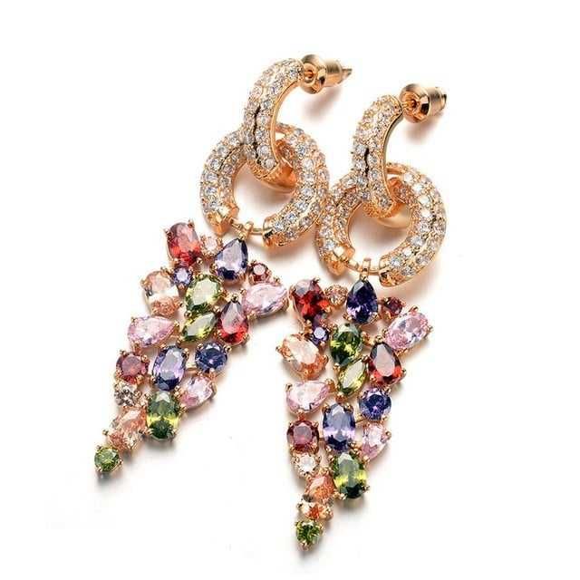 cercei model unicat din aur 18 k