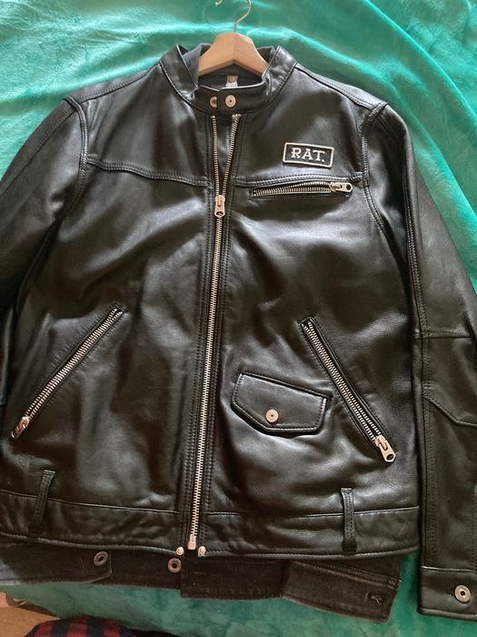Geacă piele—G star —impecabil