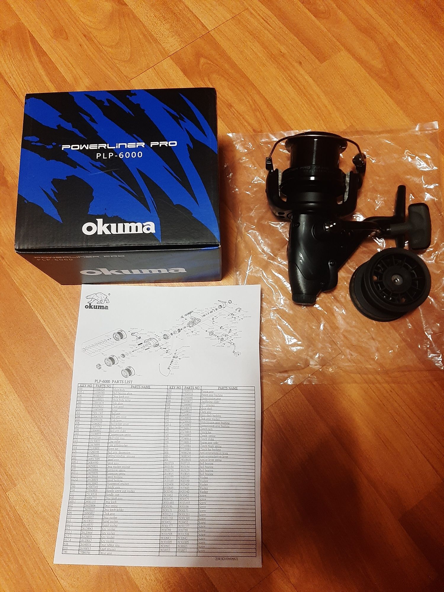 Okuma Powerliner Pro Baitfeeder 6000 Spinning Reel