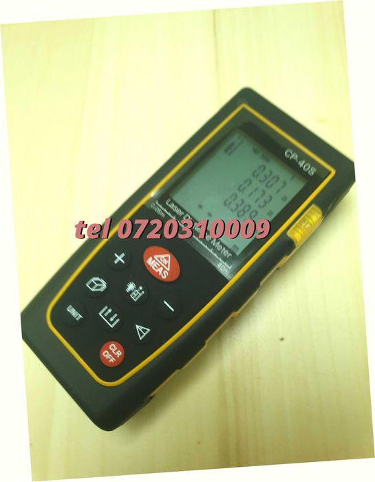 Telemetru Laser 40m Digital Portabil Husa Gratuit