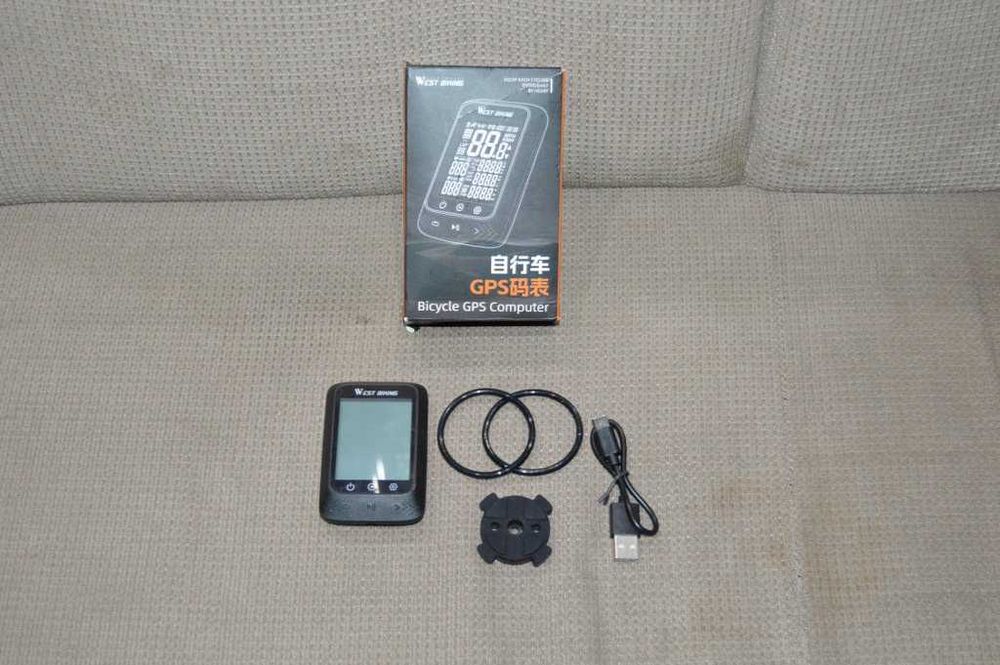 Computer de bicicletă GPS West Biking model BKV100 IPX7 Strava nou