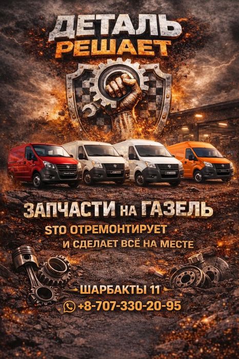 СТО Газель Астана — быстрый ремонт и диагностика