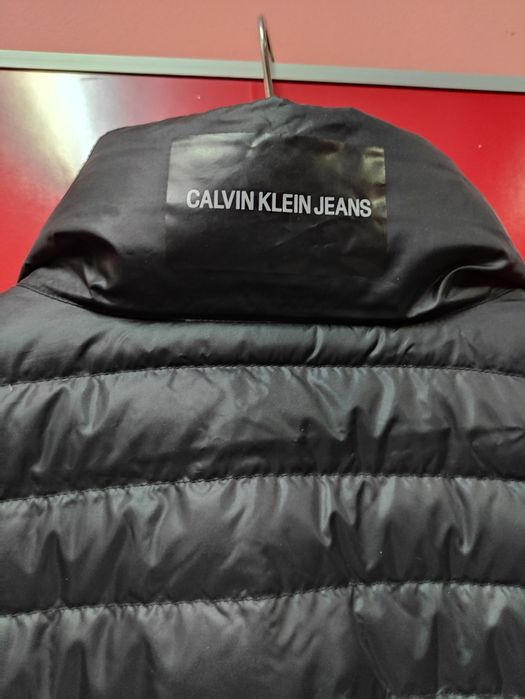 Оригинално яке с гъши пух Calvin Klein L ново мъжко водоустойчиво