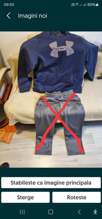 bluza trening umbro si hanorac trening under armour