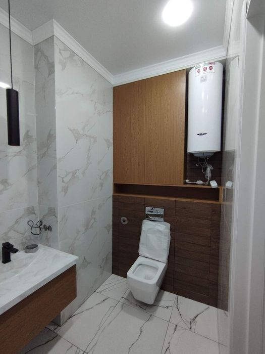 Кафель, сантехника, санузел