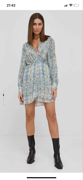 Patrizia Pepe уникална многоцветна рокля