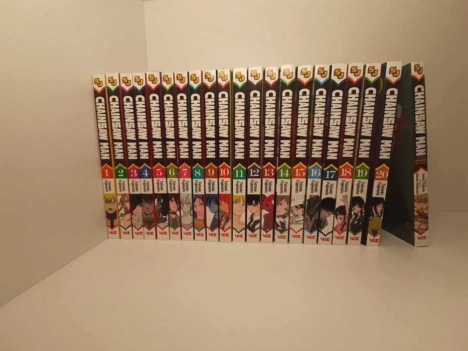 манга Chainsaw Man vol.1-20 + ПОДАРЪК Light Novel