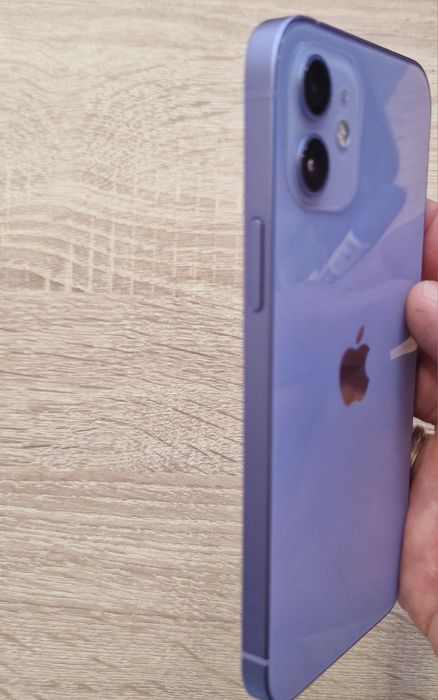 Iphone 12 64gb Purple.Като НОВ!Батерия  100%.