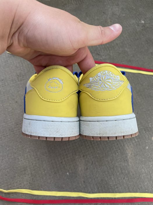 Jordan 1 Travis Canary Yellow