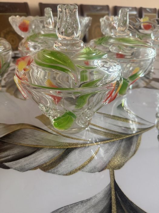 Продам хрустальную вазу и салатницу