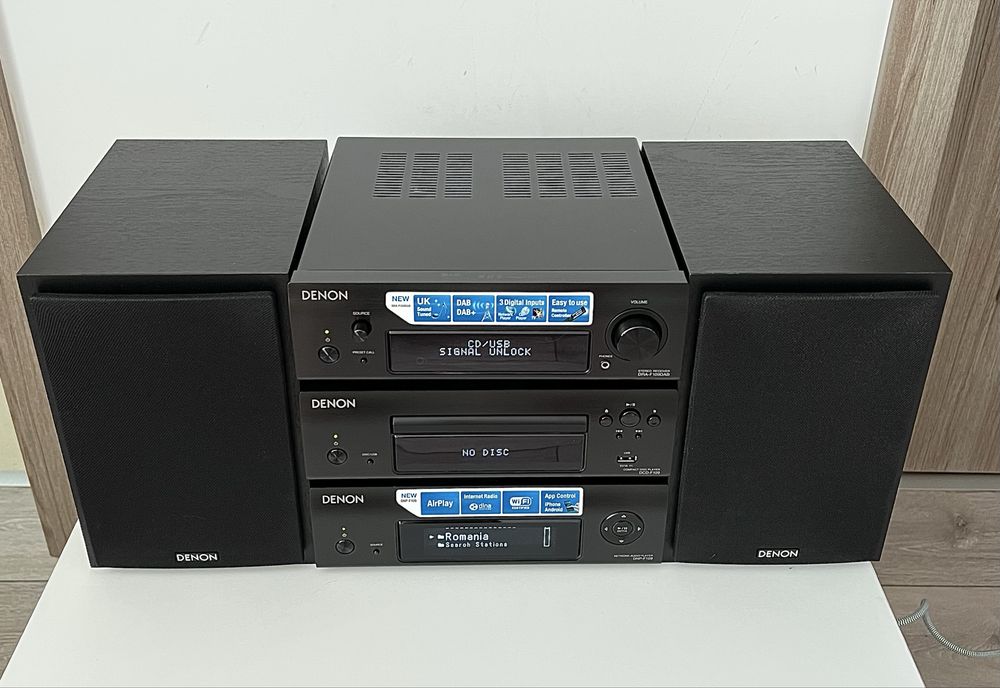 Sistem Audio Hi-Fi Denon (Set Complet, Nou, Testat)