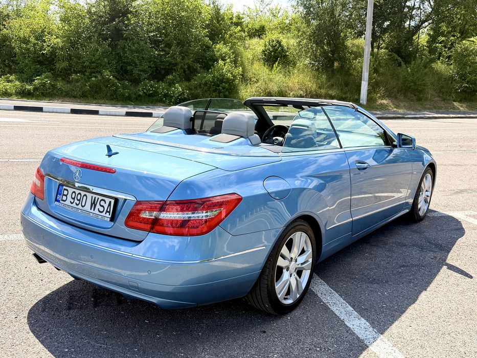 Mercedes E200-Cabrio-Automat-Impecabil-Km Reali-Variante Auto