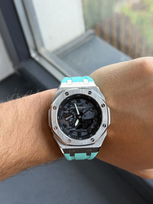 Casio G-Shock Tiffany Blue Silver