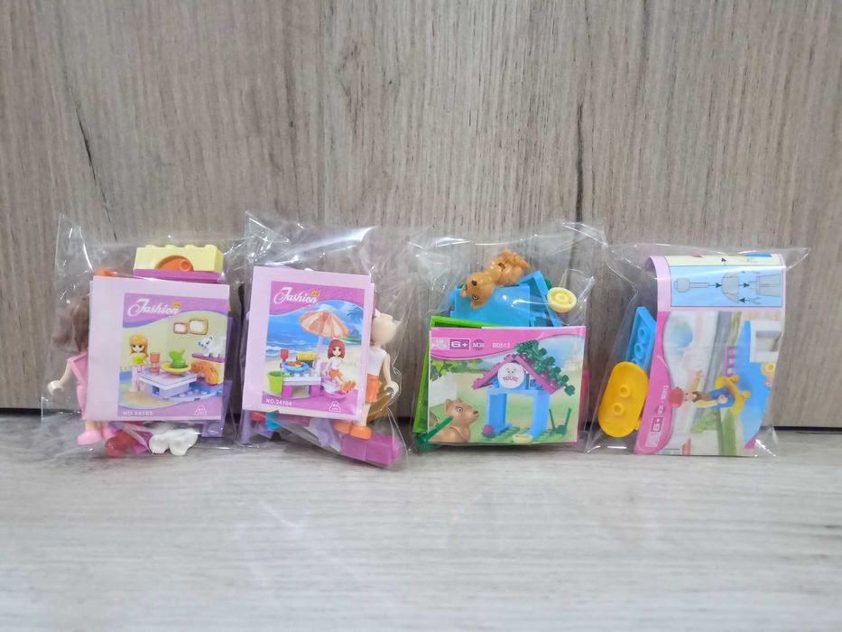 Лот конструктори Fashion girls и Sluban