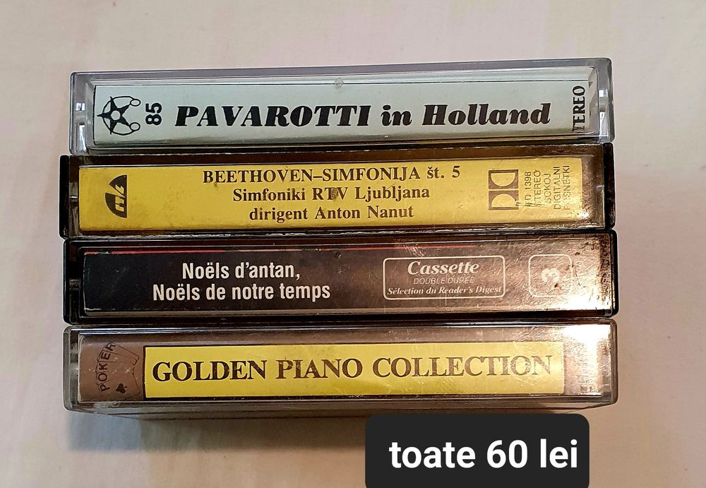 Casete audio vechi 4 bucati