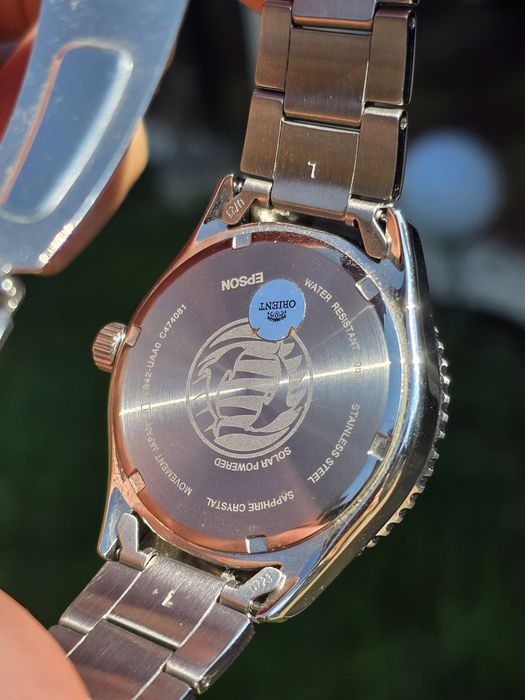 Vand ceas Orient Solar nu schimb Seiko, Citizen